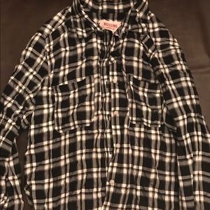 Black Mossimo boyfriend fit flannel